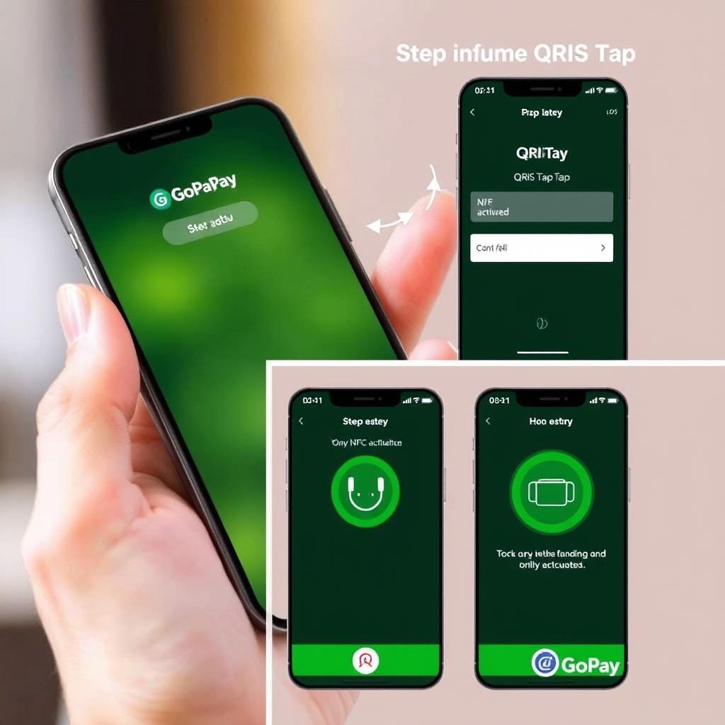 Cara menggunakan QRIS Tap di aplikasi GoPay