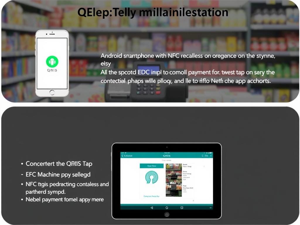 Perangkat dan aplikasi yang dibutuhkan untuk mengaktifkan QRIS Tap di toko retail